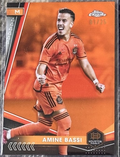 2024 Topps Chrome MLS Amine Bassi Orange 1/25