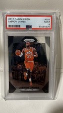 2017 Panini Prizm LeBron James #191 Basketball Trading Card PSA 9 Cavaliers