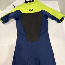 Billabong WETSUIT SIZE 14 Blue Short wet suit kids boy girl HO Sports Junior