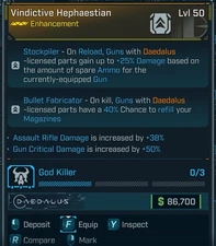 Borderlands 4 🎉 Vindictive Hephaestian ✨ [ARdmg/CritDMG]