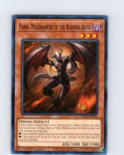 Yu-Gi-Oh Farfa, Malebranche Of The Burning Abyss SDSA-EN016 1st Common NM