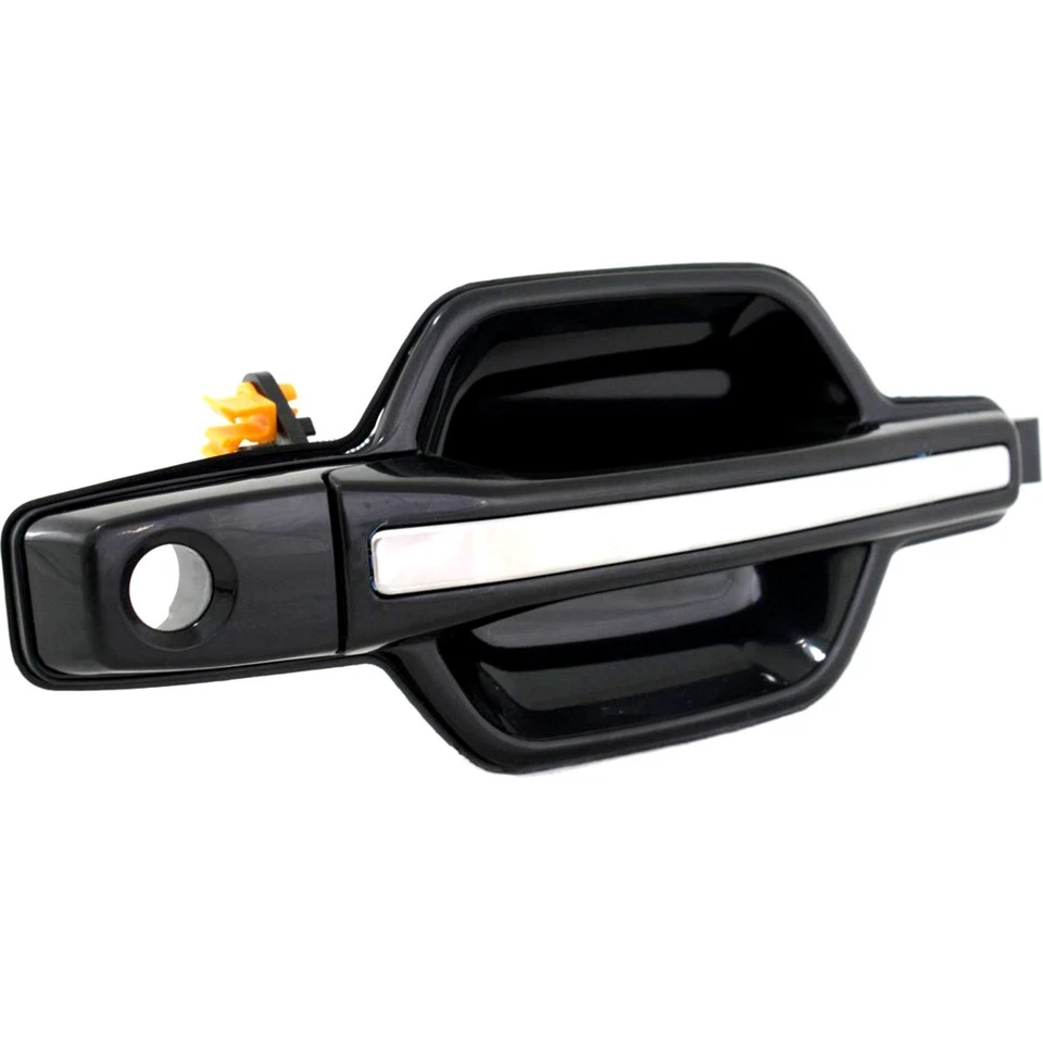 Maçaneta externa preta e cromada frente passageiro lateral direita para 01-06 Montero - Imagem 3 de 4
