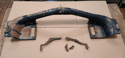 49 50 Merc steel grill shell surround 51 Mercury custom lead sled panel 1949
