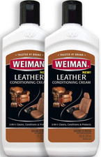3 in 1 Deep Leather Conditioner Cream 2 Pack - Restores Leather Surfaces - Use
