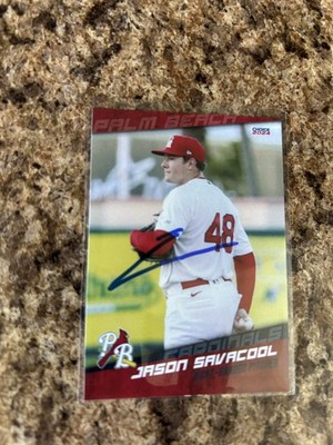 Jason Savacool Signed 2024 Palm Beach Cardinals Team Set Auto St. Louis ...