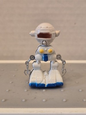 Vintage 1979 Bandai Japan Qonto Mini DieCast Robot San Ku Kai Message From Space