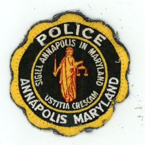 MARYLAND MD ANNAPOLIS POLICE NICE SHOULDER PATCH SHERIFF OLDER PATCH