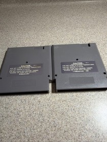 Castlevania and Castlevanis 2 Simons Quest Nintendo NES Cartridge