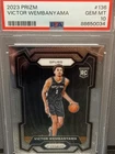 2023-24 Panini Prizm - Victor Wembanyama #136 (RC) PSA 10