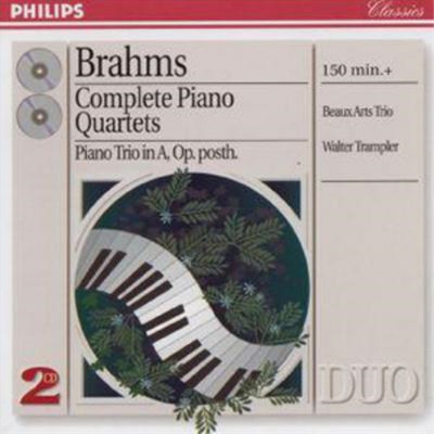 Johannes Brahms Complete Piano Quartets (CD) Album