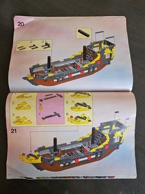 LEGO Set 6285 Manual Instructions ONLY Black Seas Barracuda 1989