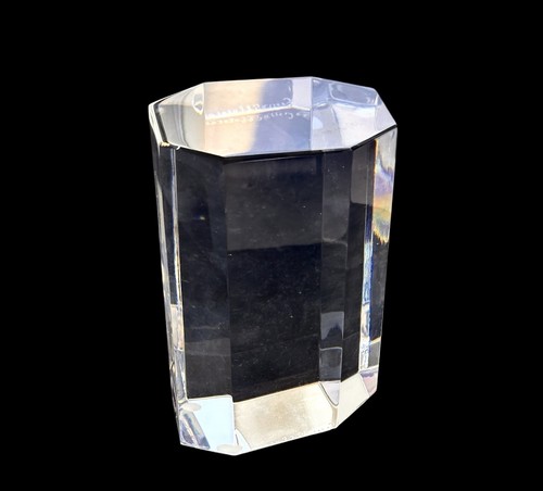 Jan Johansson Modernist Prism Cut Crystal Sculpture - Picture 5 of 8