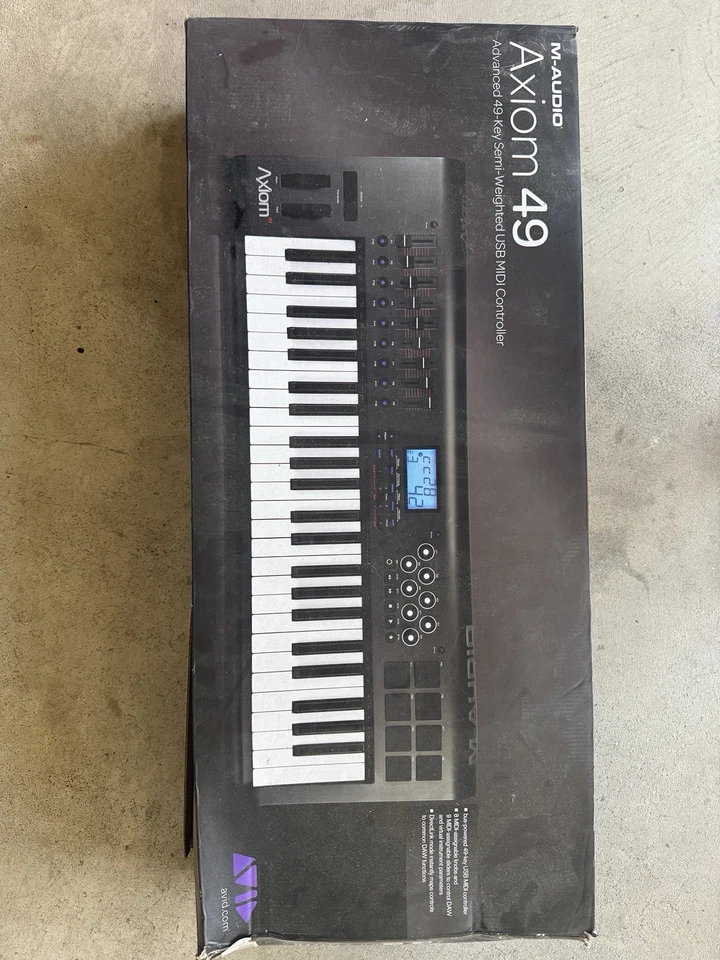 M-Audio Axiom 49 Key USB MIDI Keyboard Controller MINT! Tested-Works!! - Image 2 of 4