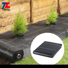 6 × 16 Feet Durable Weed Barrier Planting Fabric Landscape Ground Cover PP