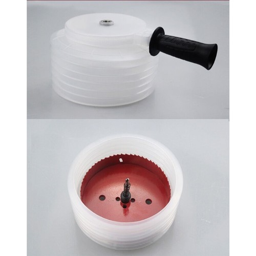 Drill Dust Collector Hole Dust Bowl for 10mm/0.39in Diameter Handle Hole Saw - Picture 6 of 9
