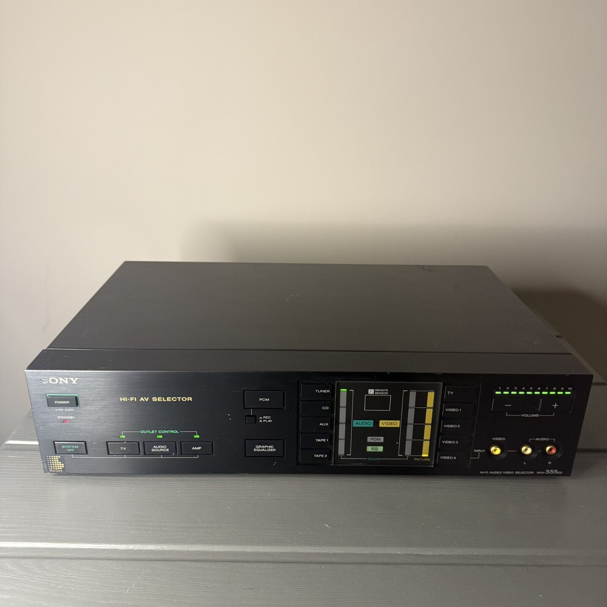 【良品】SONY HiFi-AVセレクター AVH-555ES リモコン付 SONY AVセレクター AVH-555ES