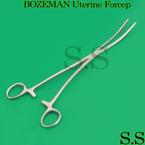 3 BOZEMAN Uterine Forcep OB/GYN Surgical Instruments 10" Curved eBay