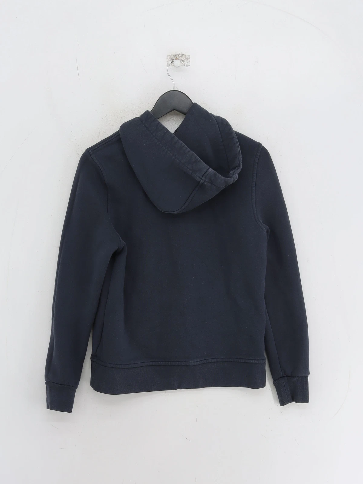 VETEMENTS Crew Clothing Felpa Donna con Cappuccio UK 8 Blu Cotone con Pullover Poliestere
