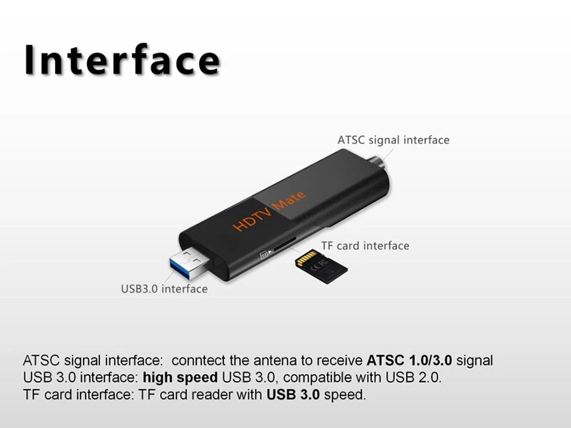 GTmedia HDTV Mate ATSC 3.0 TV Tuner compatible ATSC3.0 Digital Terrestrial DVR - Image 3 of 4