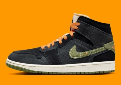 Air Jordan 1 Mid SE Craft Men's Size 11 Anthracite/SKY J LT Air Jordan 1 Mid SE Craft Men's Size 11 Anthracite/SKY J LT