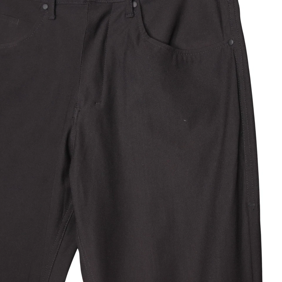 Pantalones de golf Hudson & Barrow Performance Tech para hombre talla 32x32 negros pierna recta Foto 2 de 4