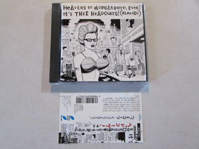 THEE HEADCOATS HEAVENS TO MURGATROYD JAPAN SUBPOP CD+OBI STRIP SONY  SRCS6782 OOP