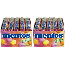 Mentos Mixed Fruit Flavor Roll Non Melting (Pack of 2)