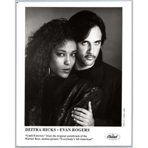 Deitra Hicks and Evan Rogers Until Forever Soundtrack 80s-90s Music Press Photo - Picture 1 of 2