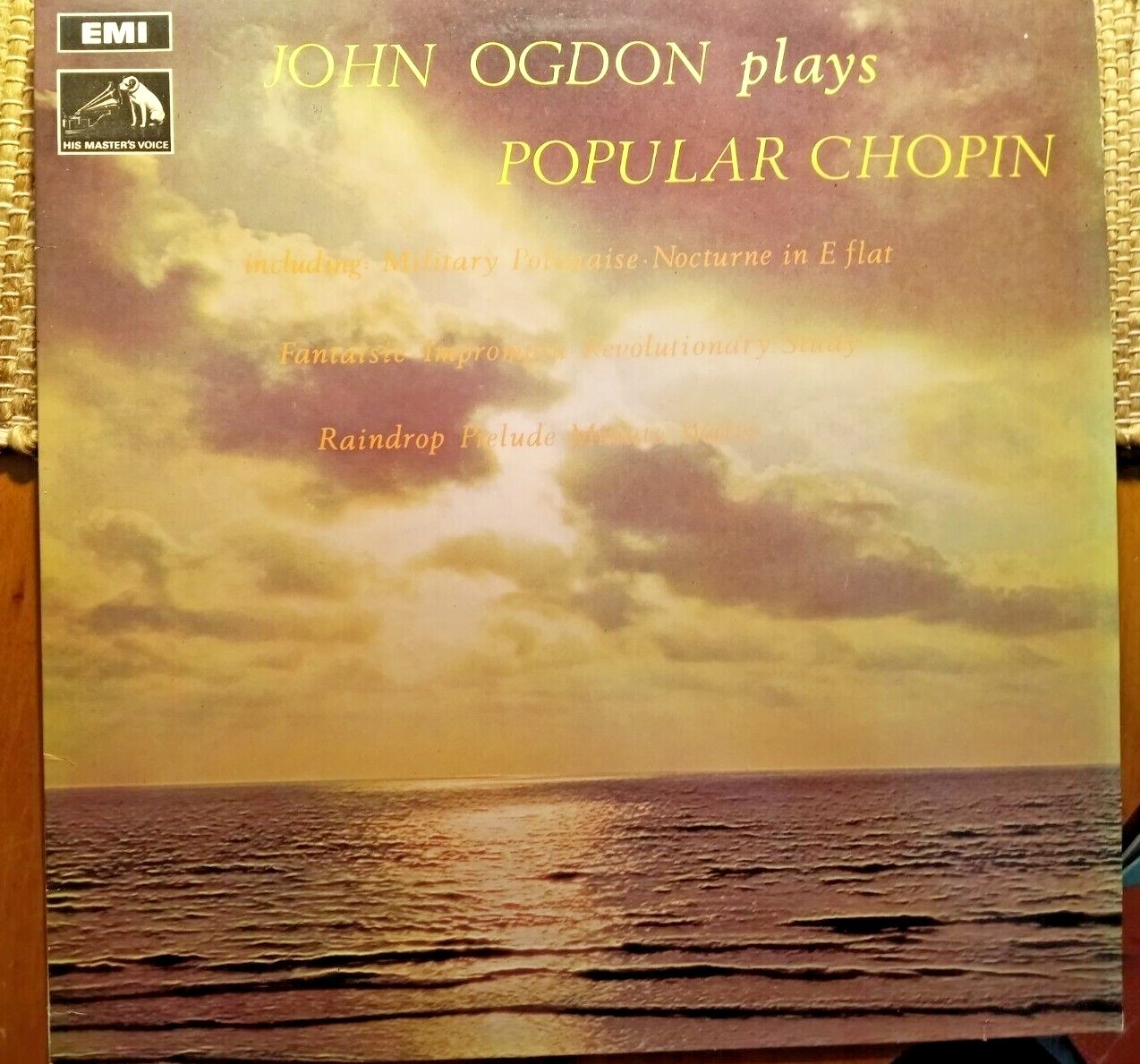 John Ogden-Plays popular Chopin-UK EMI Classical HQS 1189 Import-RARE+Shpg Deal