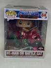 Funko Pop! Ride MOTU He-Man on Battle Cat Figure 84 Flocked Target Con Exclusive