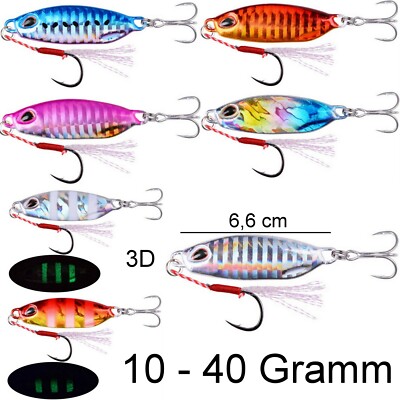 6 Pezzi Di Esche Da Pesca, Esche Rotanti, Jig Con Lama Rotante E - Foto 1