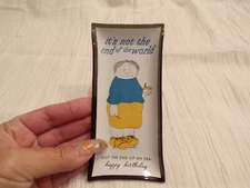 VTG Happy Birthday Trinket Dish 