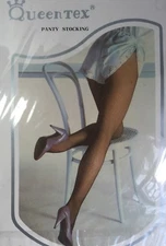 SEXY RED FISHNET Tights Panty Stocking One size fits most Adults by QUEENTEX NEW