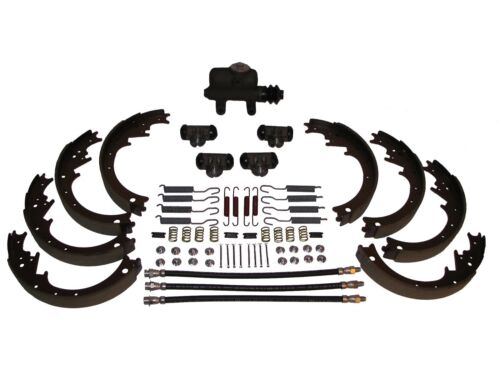 Deluxe Brake Overhaul Kit 1948-1950 Packard Eight Master Wheel Cylinders Shoes - Picture 1 of 3