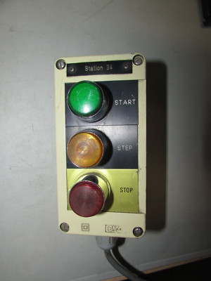 Bedienfeld mit drei Tasten BACO Station 34  (F 186)