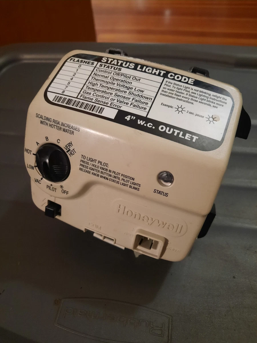 honeywell water heater gas valve WV8840B1158 Used Nat Gas 2u0026#034; Shaft,  4u0026#034;W.C. | eBay
