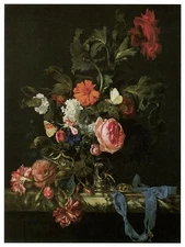 Decoration Poster.Home Room Interior design.Flower bouquet vase.6456