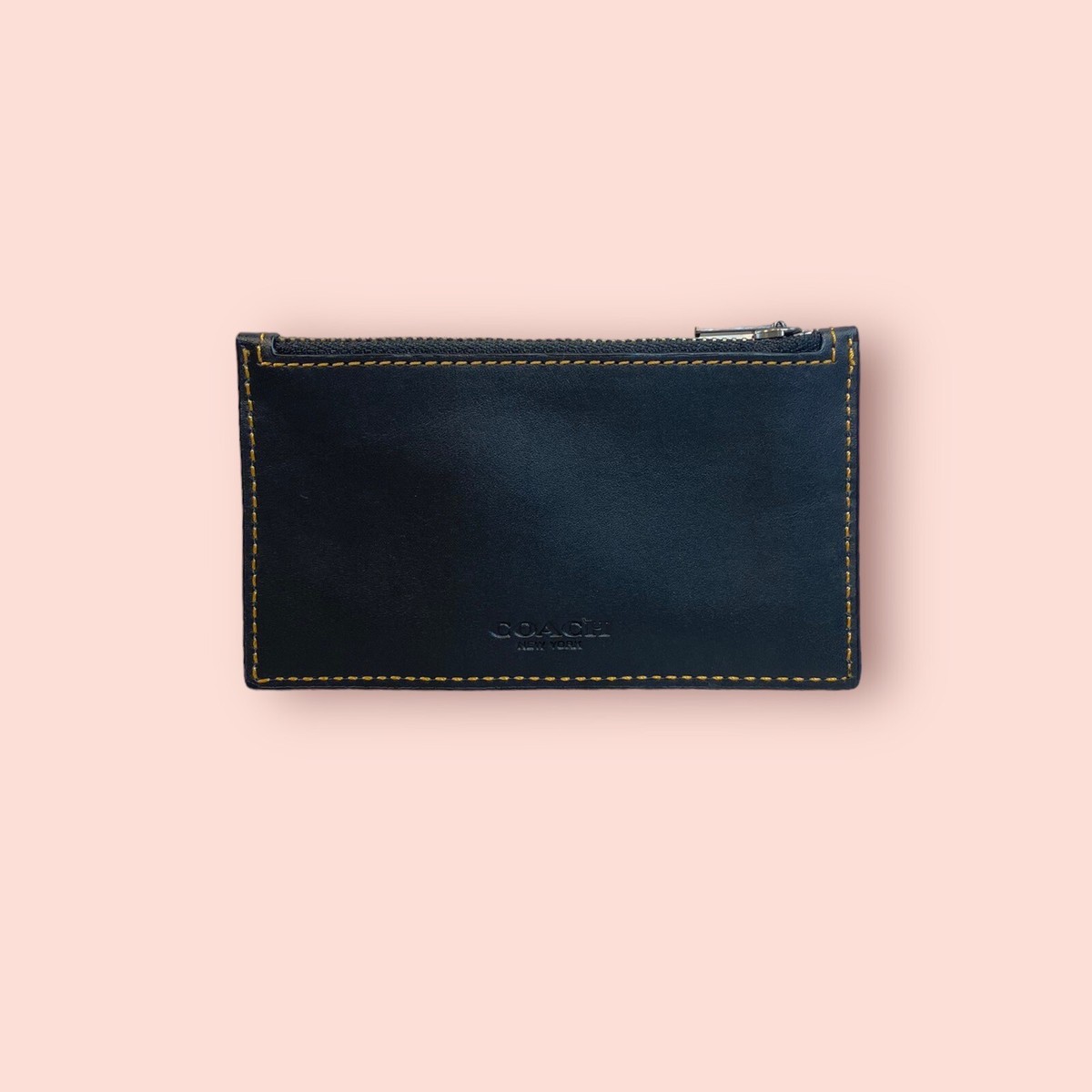 COACH Card Case Wallet Luxury Designer Glovetanned Leather 22879