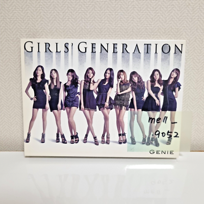 GIRLS' GENERATION 少女時代 ソシ CD DVD公式グッズセット Girls' Generation SNSD GENIE Japan CD+DVD | eBay