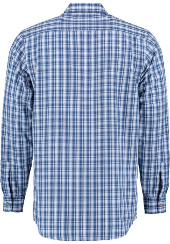 Tom Collins atmungsaktives Outdoor Funktions-Wanderhemd blau Regular Fit TH-0401 - Bild 3 von 4