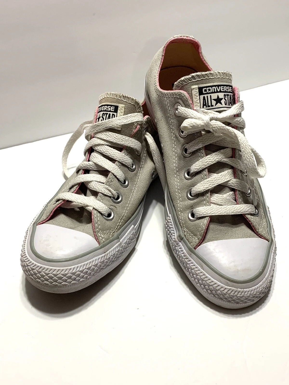 Scarpa bassa Converse All Star tessuto grigio chiaro unisex uomo 5 donna 7