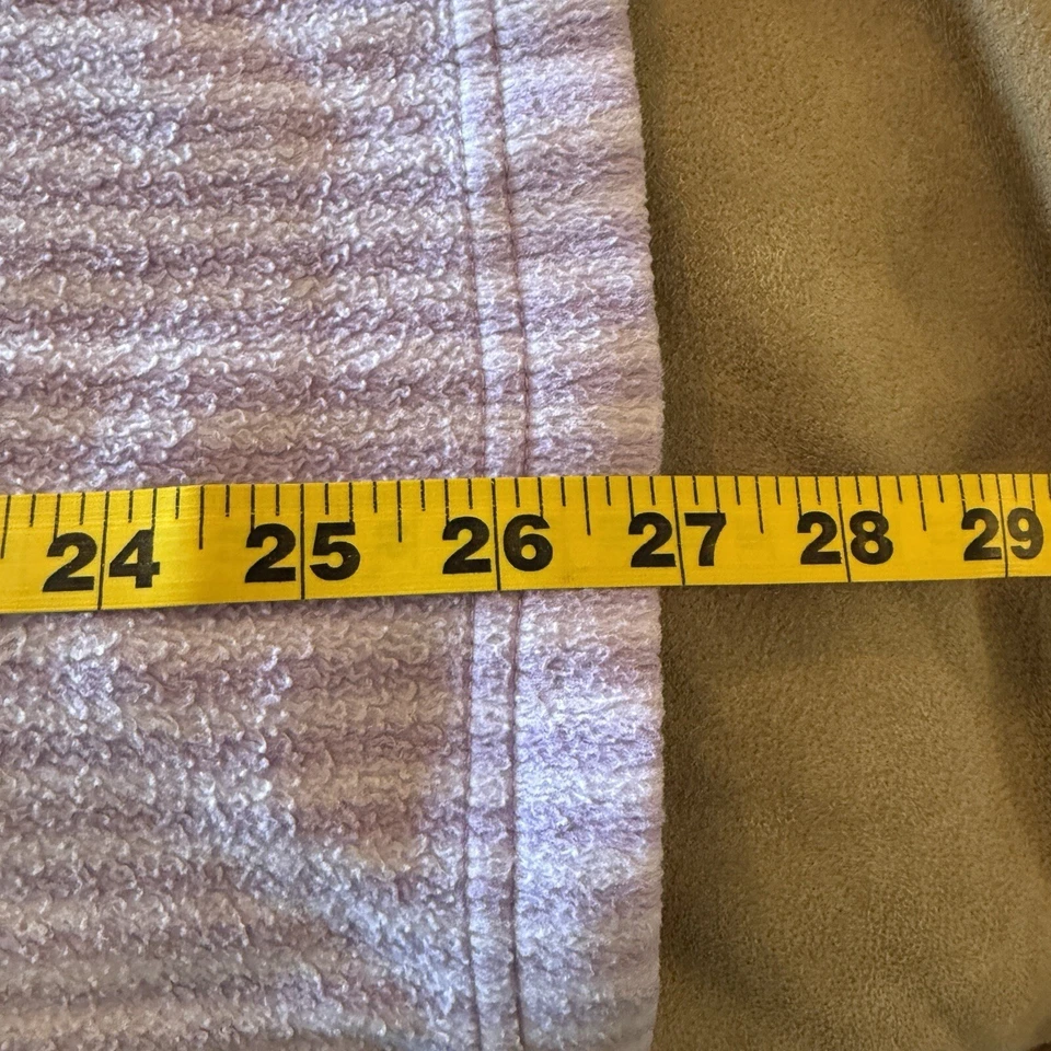 Conjunto de pijama de lana 3X XXXL púrpura blanco a rayas pantalones para dormir camisa pijamas Foto 3 de 4