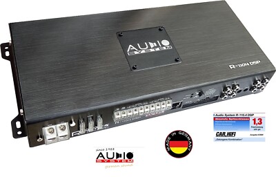 Audio System R-110.4 DSP 4-Channel Digital High-Power Amplifier 8-Channel DSP