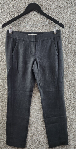 Ann Taylor Loft Marisa Gray Dress Pants Career Pant Straight Leg Women's Size 2P