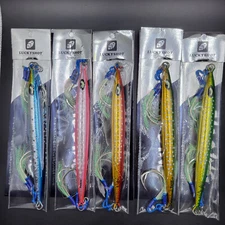 1pcs LuckyShot Fast Fall Pitch Fishing Lures Sinking Lead Metal Flat Jig