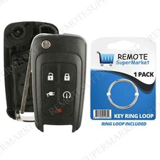 Shell Case For 2011 2012 2013 2014 2015 Chevrolet Volt Remote Flip Key Fob