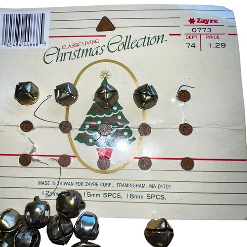 Vintage Weihnachten Metall Glocken Ornamente 40+ - Bild 3 von 3