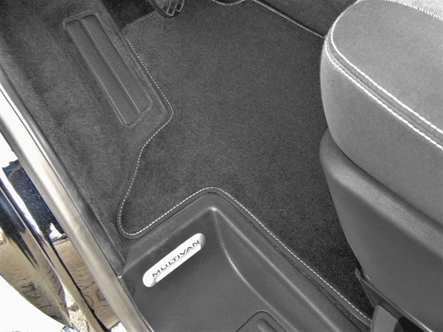 Floor Mat Fits VW T6 2015-19 Cab Premium High Pile Suede Anthracite