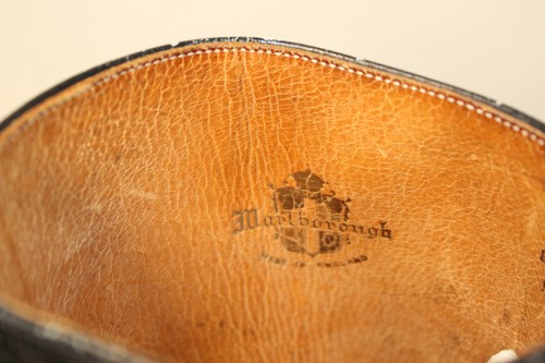 BOTAS ECUESTRES INGLESAS DE CUERO NEGRO HECHAS EN INGLATERRA MARLBOROUGH TALLA 7.5 - Imagen 13 de 15