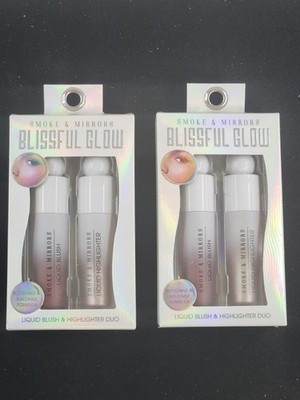 Smoke & Mirrors Blissful Glow Liquid Blush & Highlighter Duo Pack (Lot Of 2)